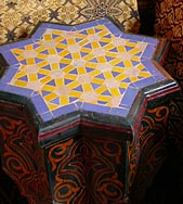 sternfrmige marokkanische Tischplatte